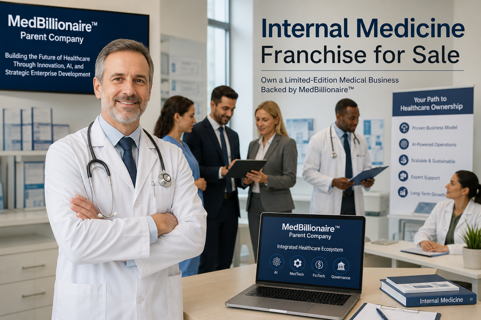 Internal Medicine Franchise for Sale, Understanding Healthcare Business Opportunities and the MedBillionaire™ Ecosystem